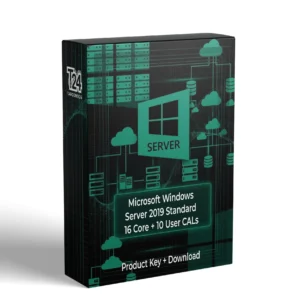 Microsoft Windows Server 2019 Standard 16 Core + 10 User CALs