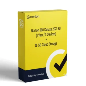 Norton 360 Deluxe 2021 EU Key (1 Year / 3 Devices) + 25 GB Cloud Storage
